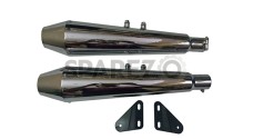 Royal Enfield Interceptor 650cc Exhaust Muffler Silencer Chrome